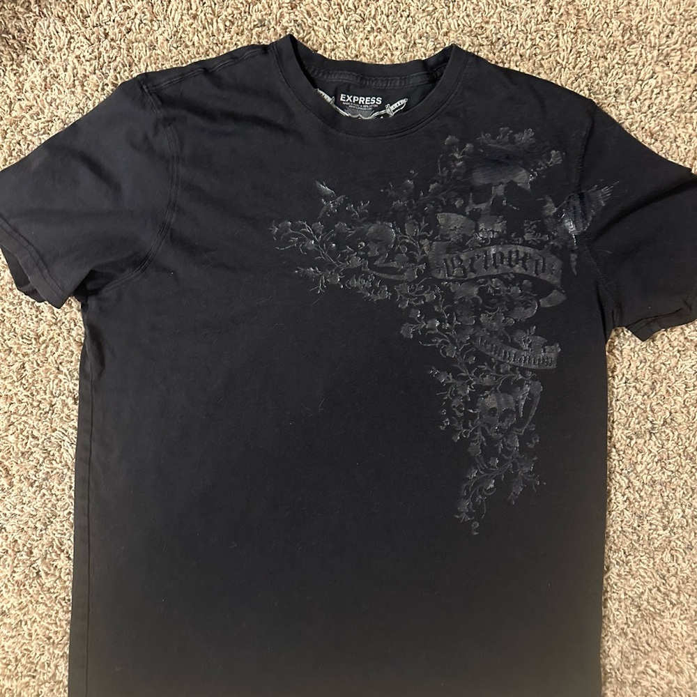 Express Black Graphic T-Shirt